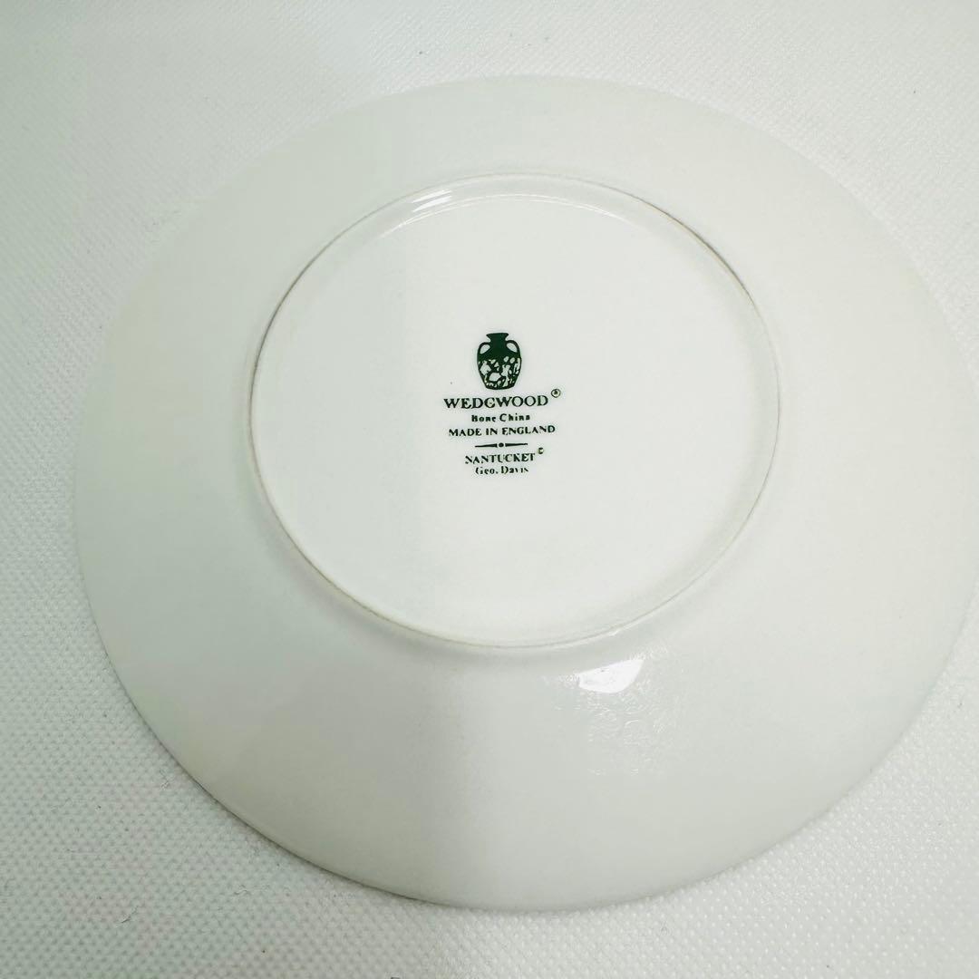 【美品】ウェッジウッド ナンタケット カップ＆ソーサー プレート 3点セット