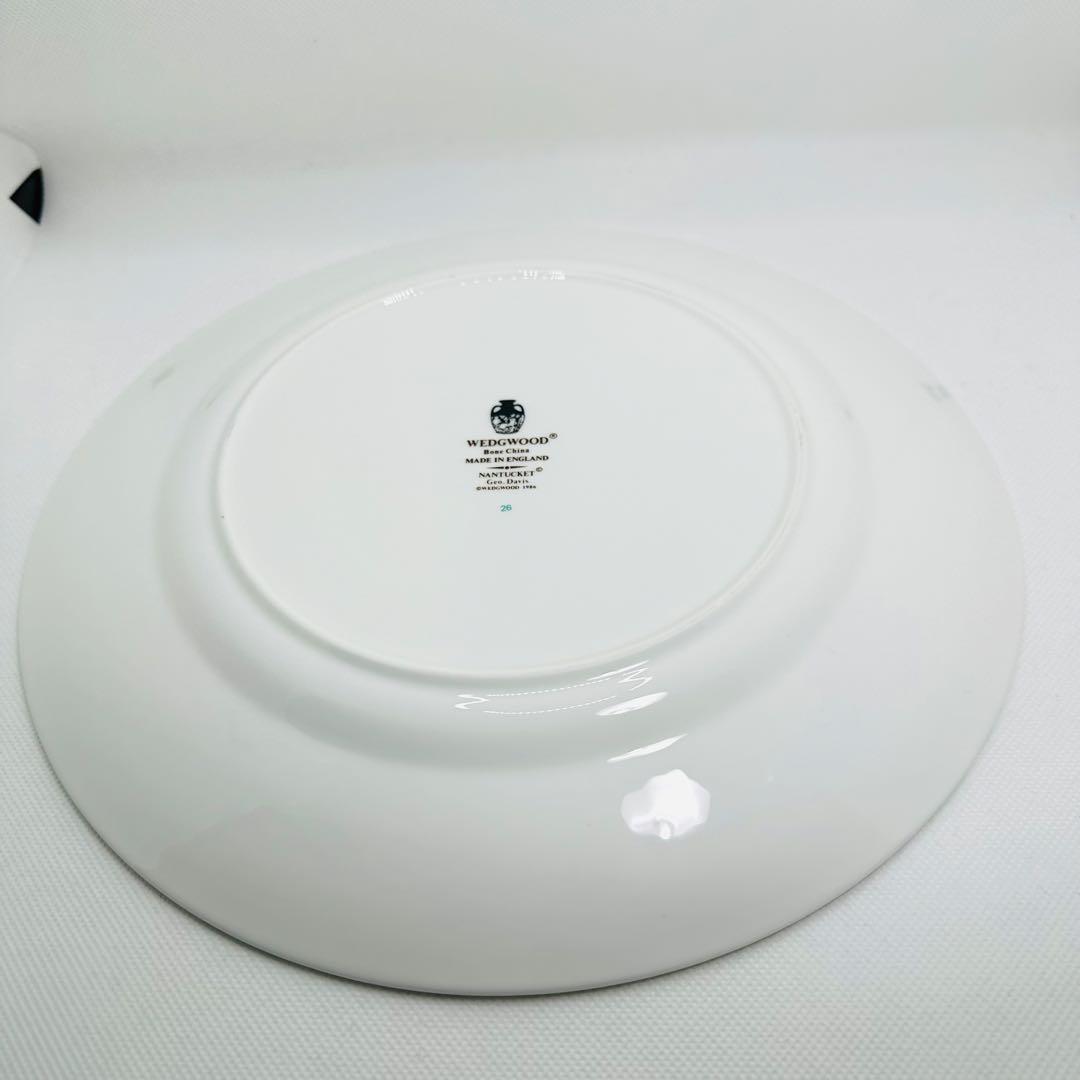 【美品】ウェッジウッド ナンタケット カップ＆ソーサー プレート 3点セット