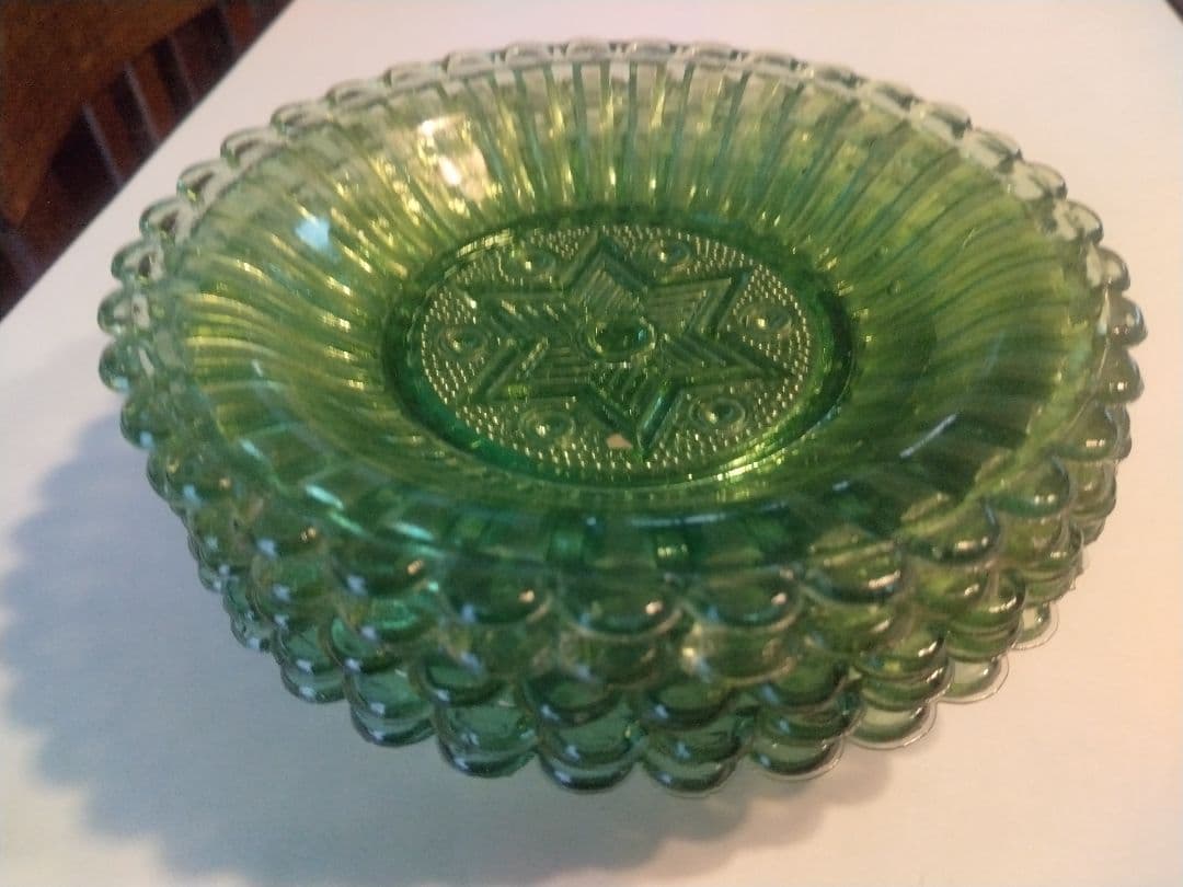 レース皿 五枚 明治終わり