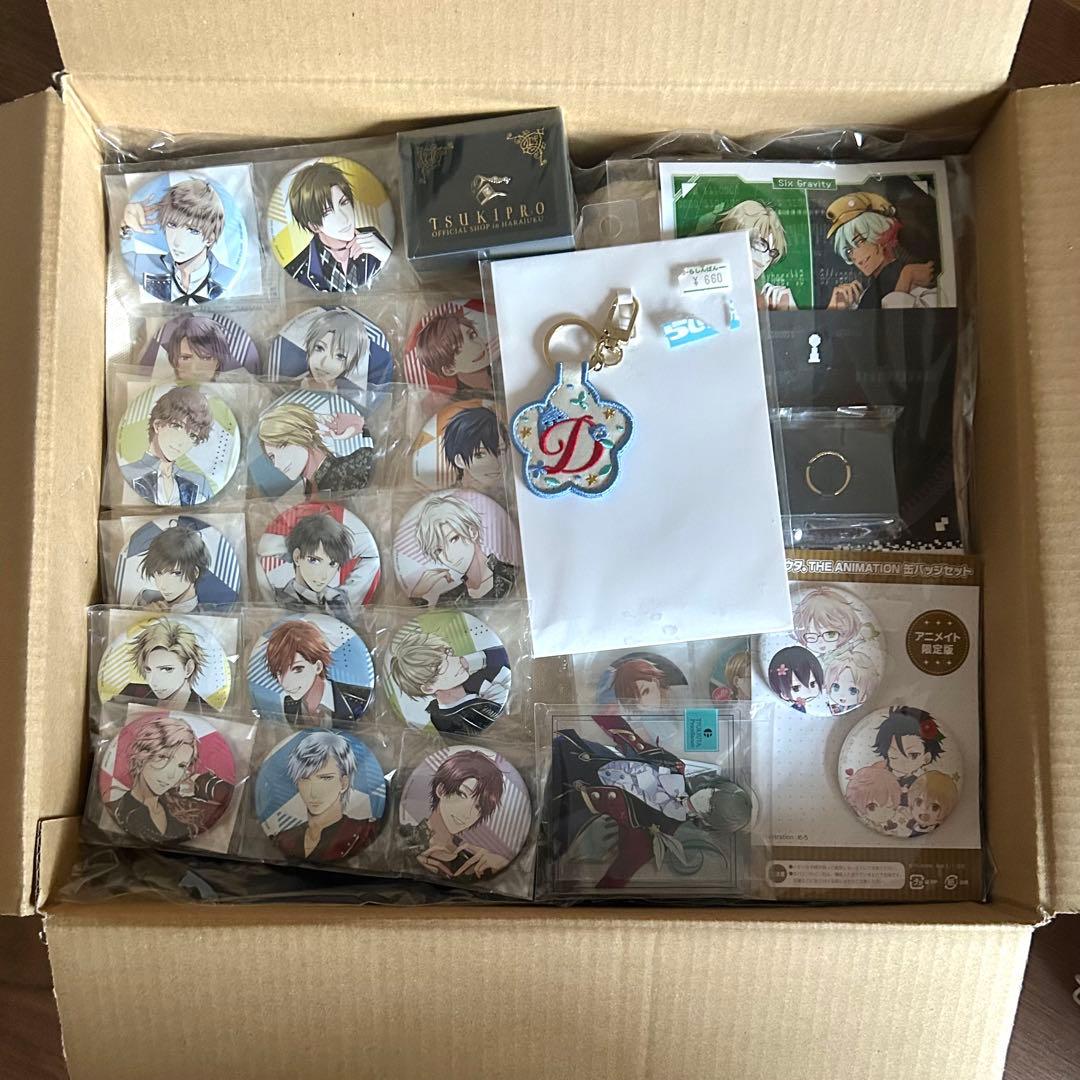 ツキウタ。 ツキステ。 ツキプロ 缶バッジ キーホルダーまとめ売り 大量