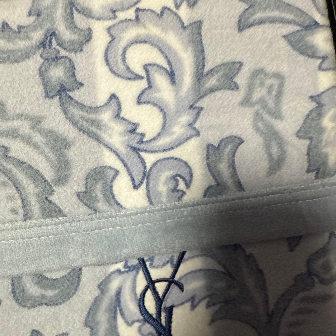 イブサンローラン YVES SAINT LAURENT 綿毛布 洗濯可