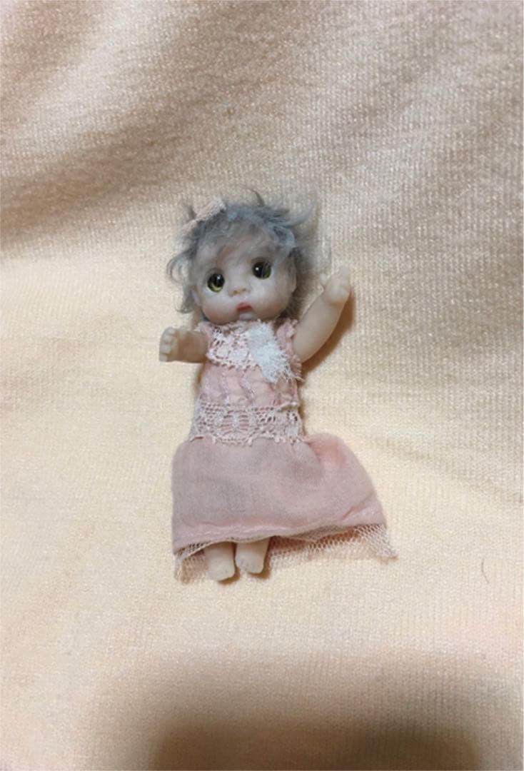 ☺︎︎ ハンドメイド  約8センチの女の子 ooak doll ✽.。.