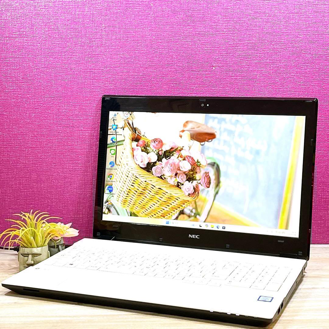 NECノートパソコン✨7世代Corei3✨Win11✨カメラ✨ブルーレイ✨大容量