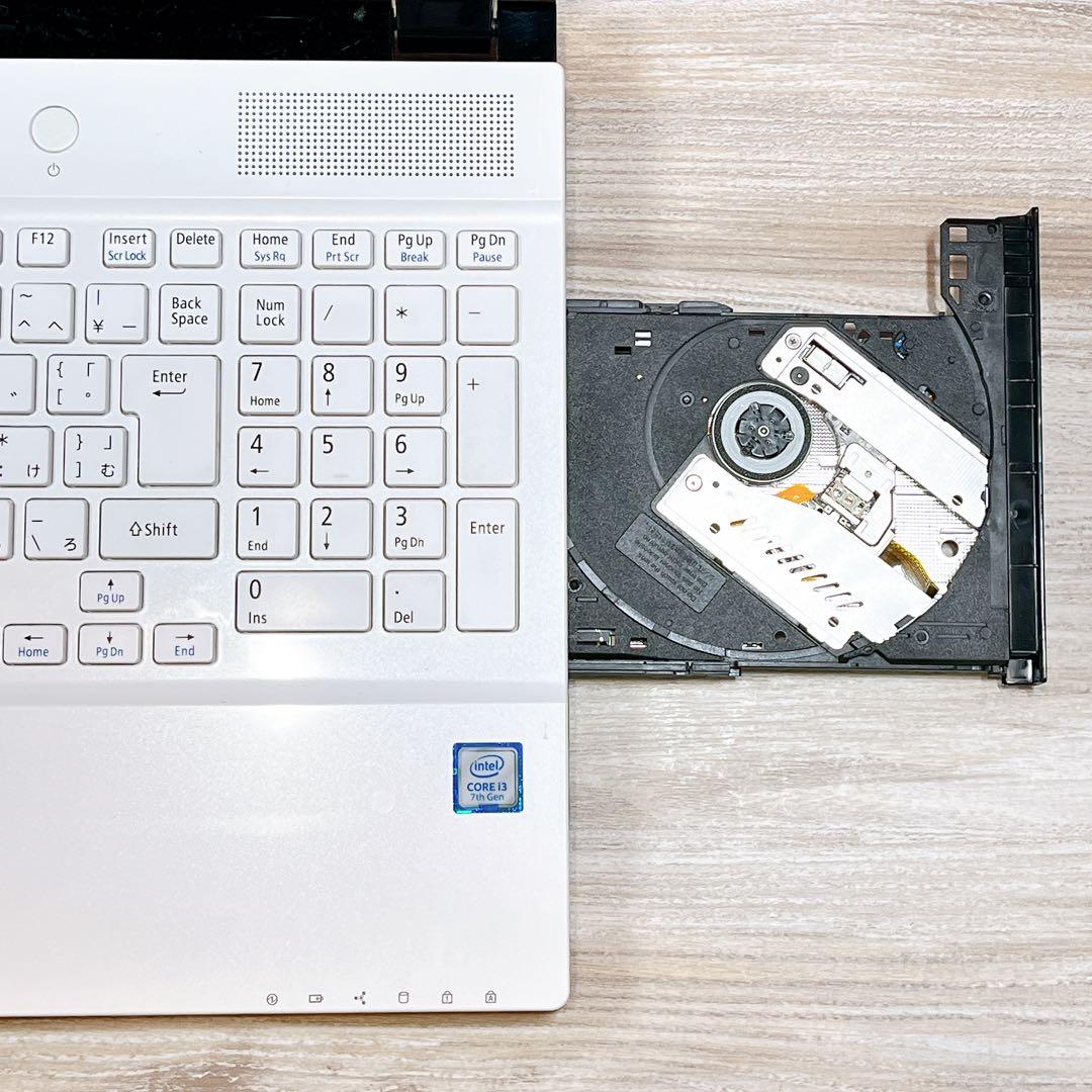 NECノートパソコン✨7世代Corei3✨Win11✨カメラ✨ブルーレイ✨大容量