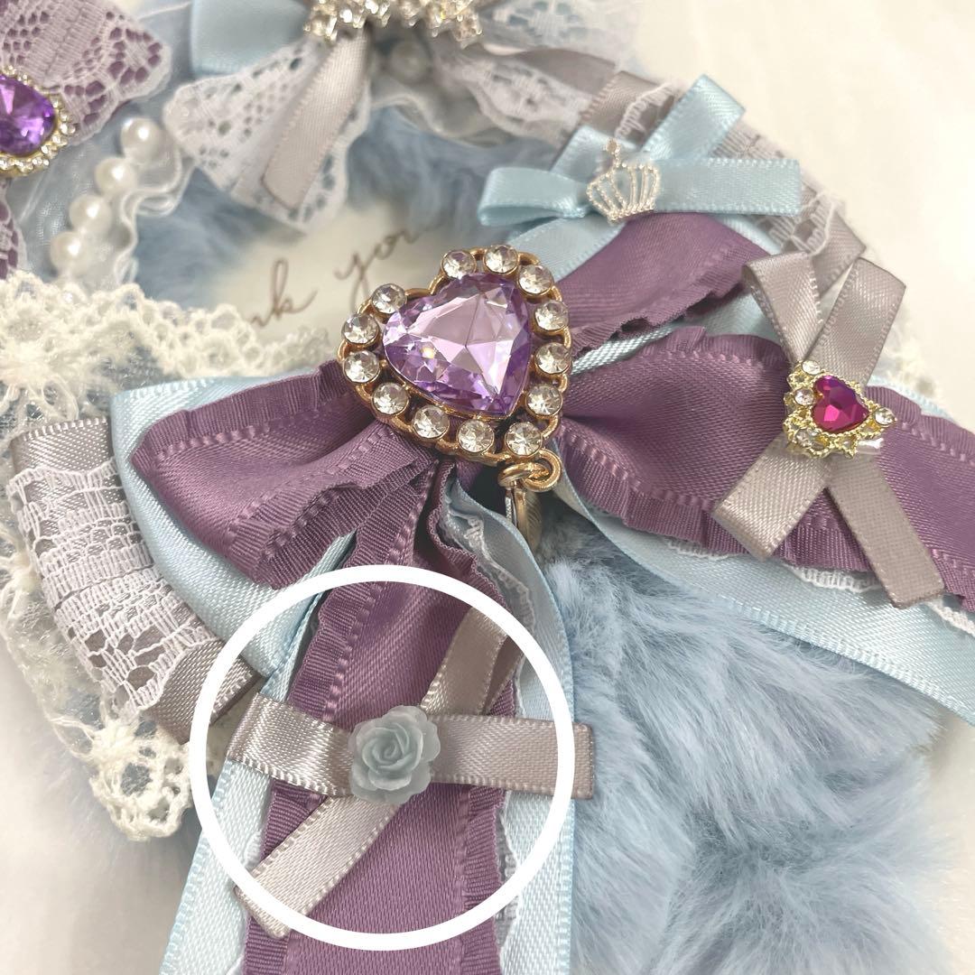 【25-110】ぬい服ちびぐるみ　いつぬい12センチリボン　ヘッドドレス