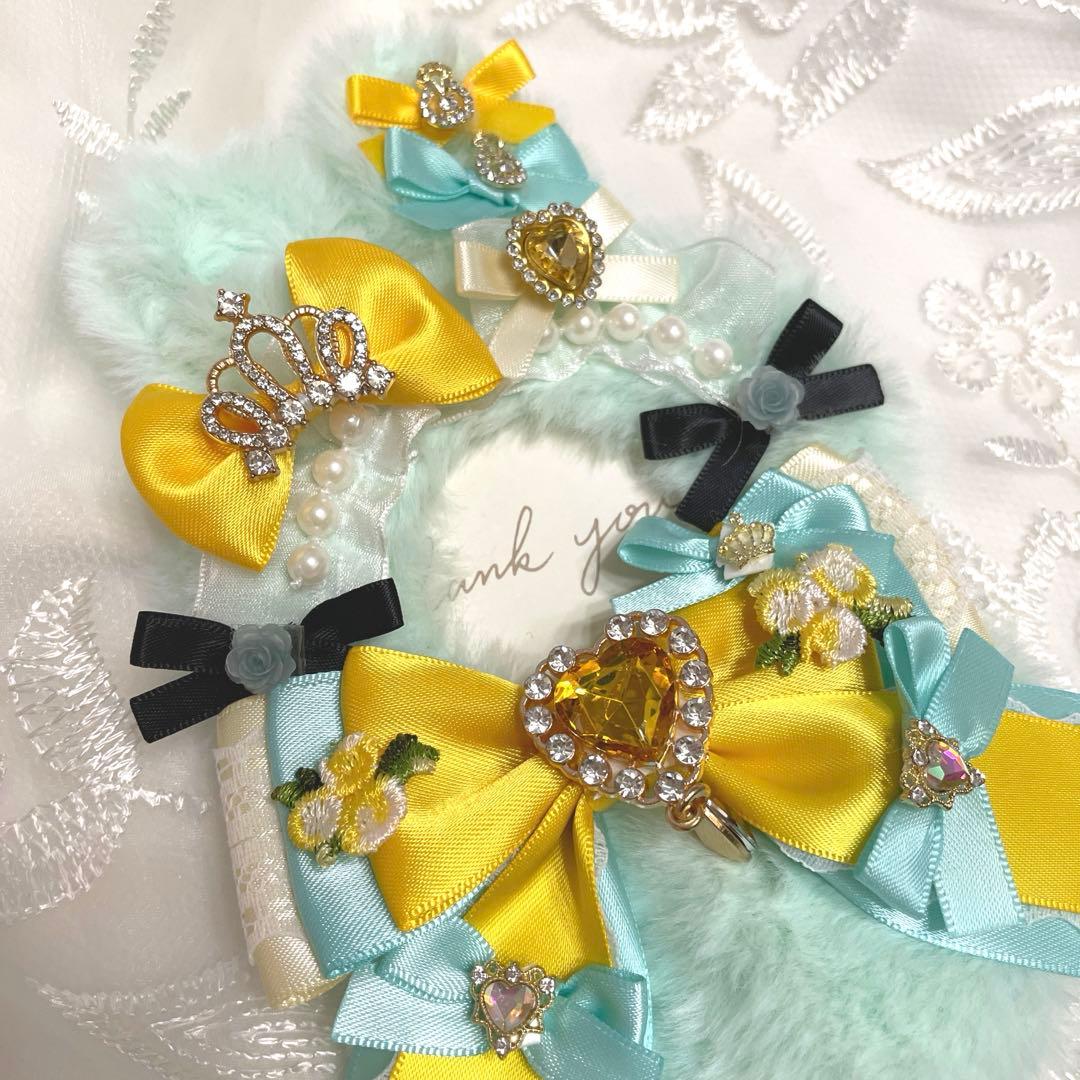 【25-110】ぬい服ちびぐるみ　いつぬい12センチリボン　ヘッドドレス