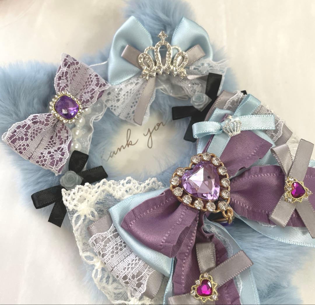 【25-110】ぬい服ちびぐるみ　いつぬい12センチリボン　ヘッドドレス