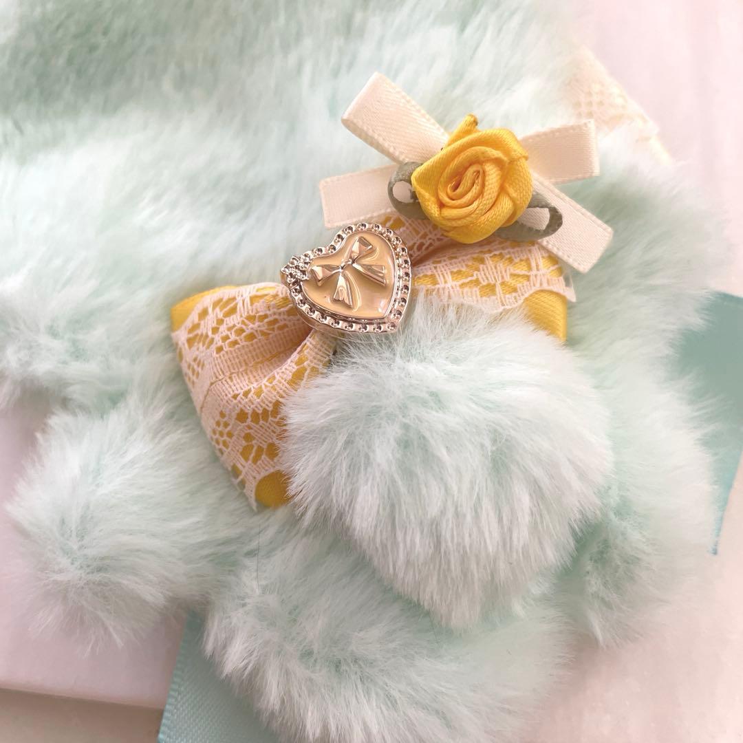 【25-110】ぬい服ちびぐるみ　いつぬい12センチリボン　ヘッドドレス