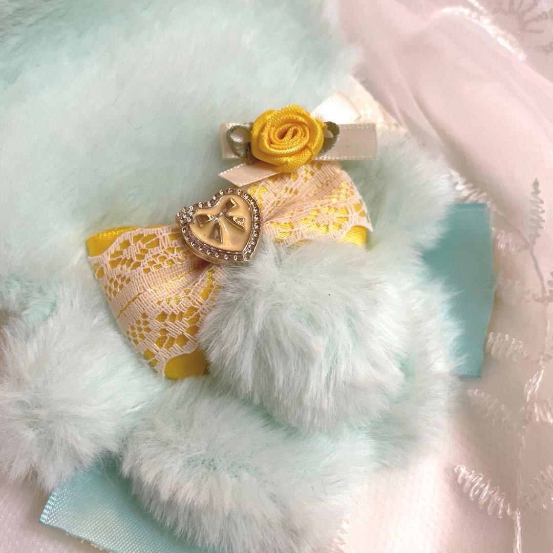 【25-110】ぬい服ちびぐるみ　いつぬい12センチリボン　ヘッドドレス