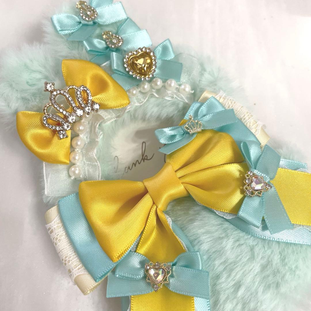 【25-110】ぬい服ちびぐるみ　いつぬい12センチリボン　ヘッドドレス