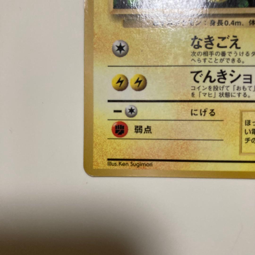 旧裏　ピカチュウ　プロモ　光沢あり