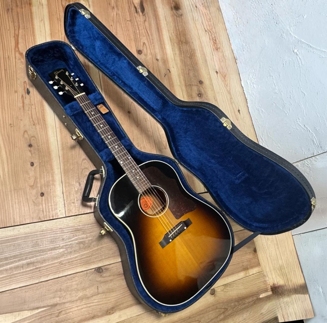 極上２００１年製Gibson J-45 Fishmanピックアップ付ライブ即戦力