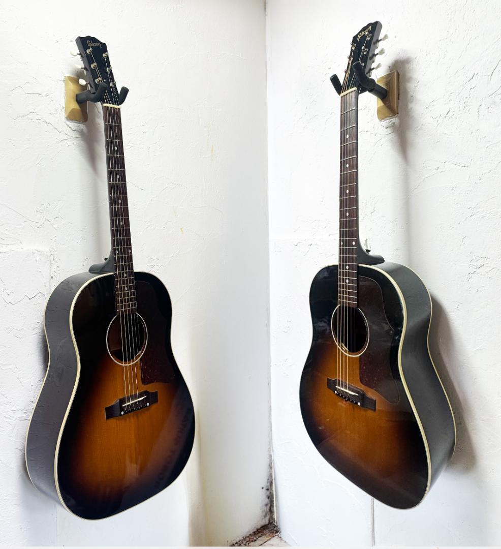 極上２００１年製Gibson J-45 Fishmanピックアップ付ライブ即戦力