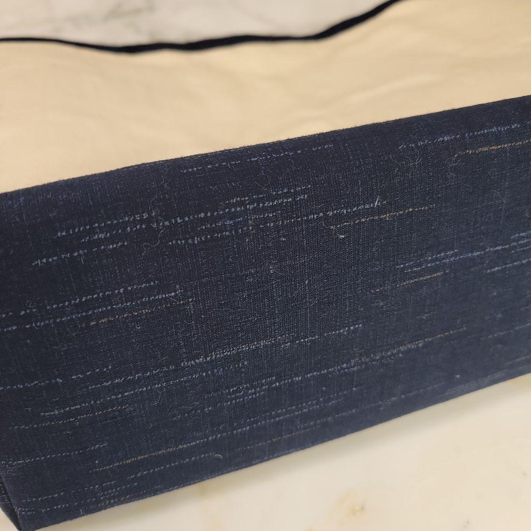 ２way 切り嵌め（きりばめ）名古屋帯リメイク　底大島紬　バッグ㊹