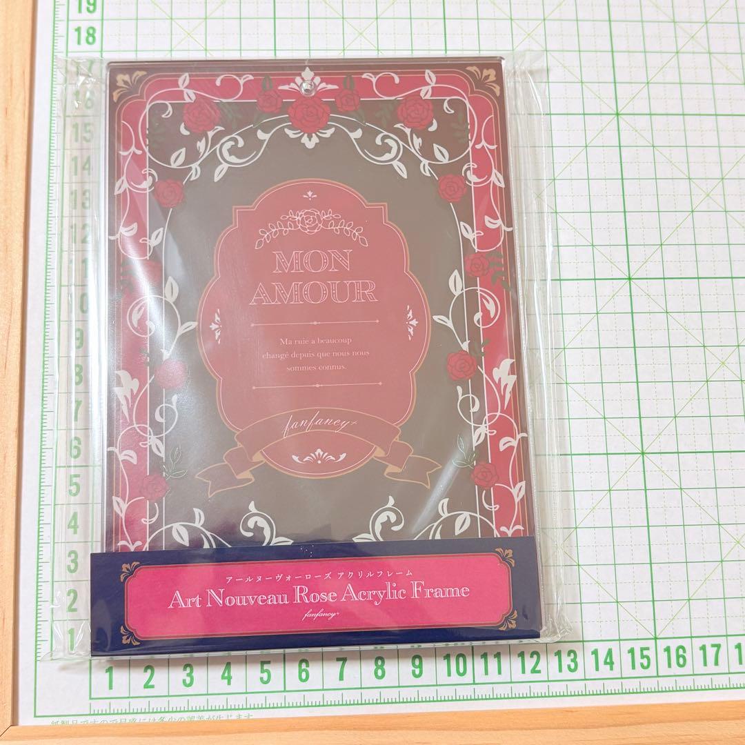FUKUYA フクヤ　アールヌーヴォーローズ　アクリルフレーム　レッド　AGF
