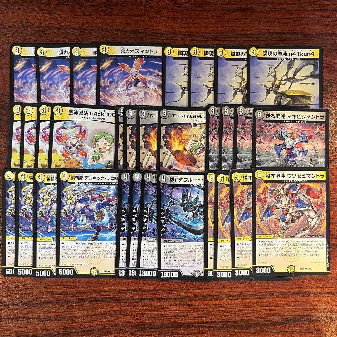 白黒メカ/シノビデッキ(調整枠付き)