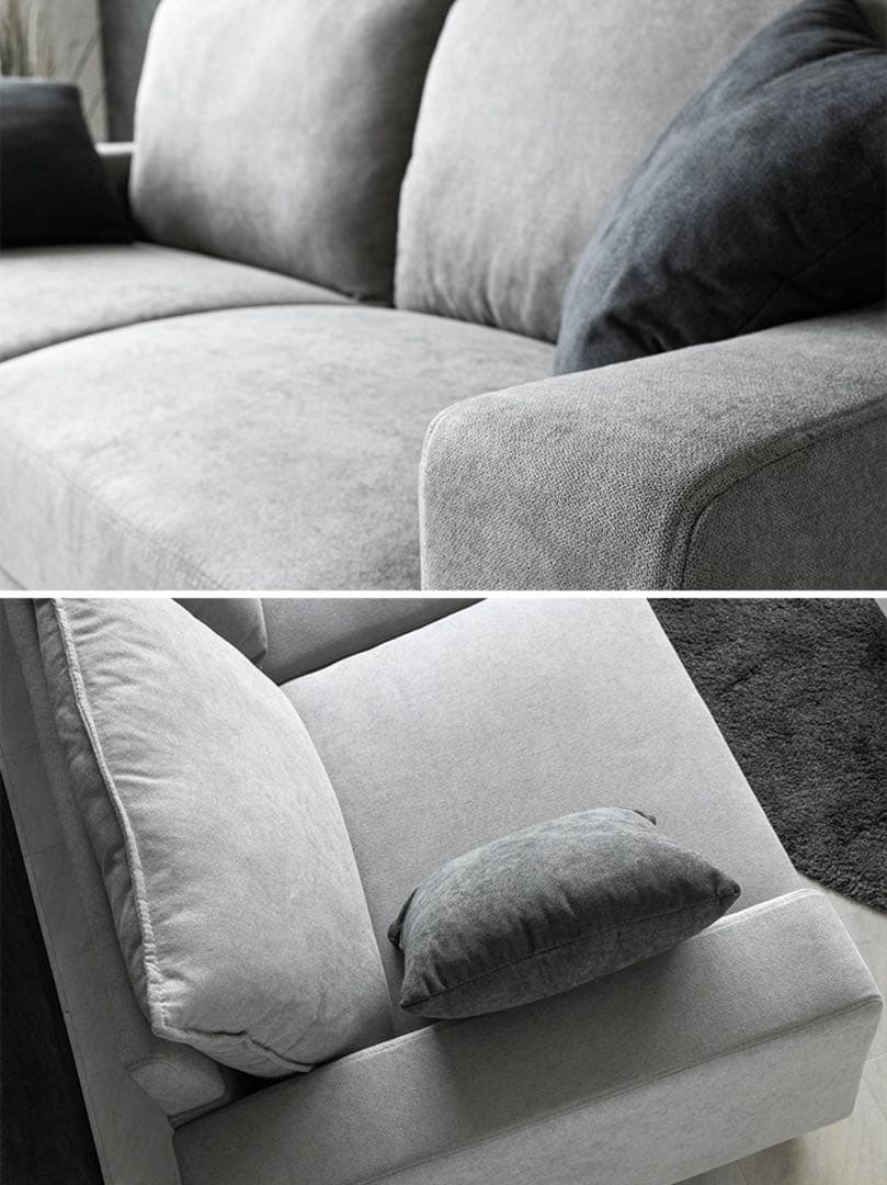 ファブリック製 3人掛けソファ 183cm