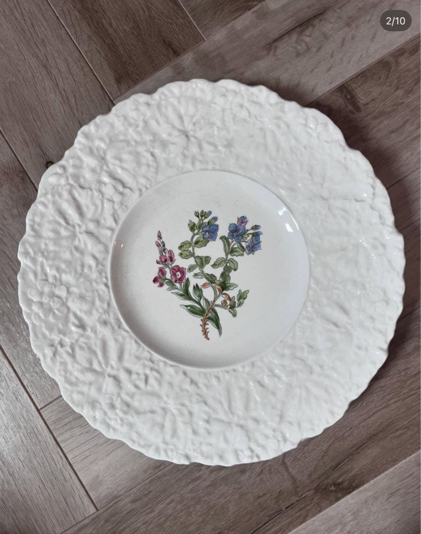  Cauldon 花柄皿 23㎝