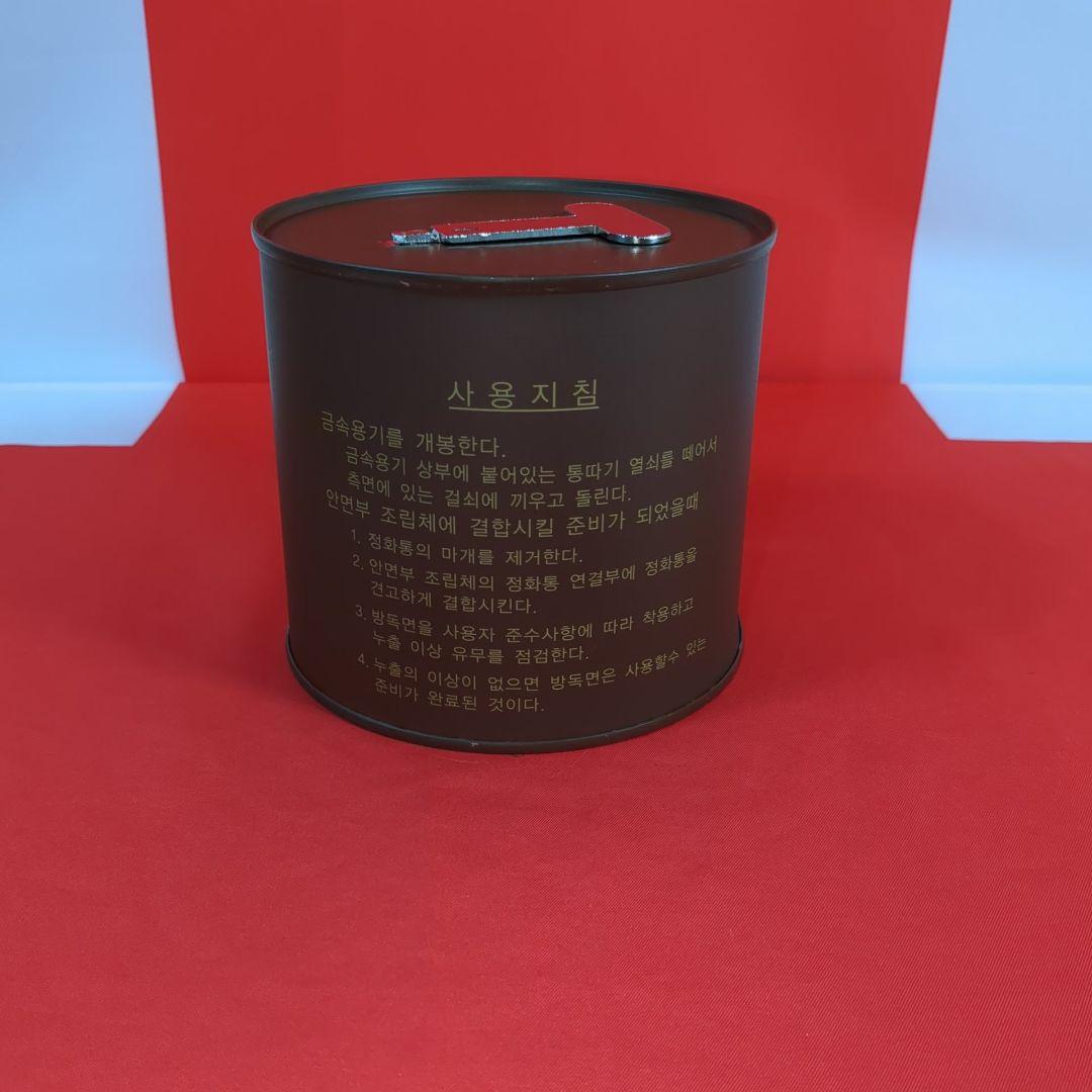 韓国軍官給品K1ガスマスク＆バッグ付き（実物新品）+3500円K1フィルター付