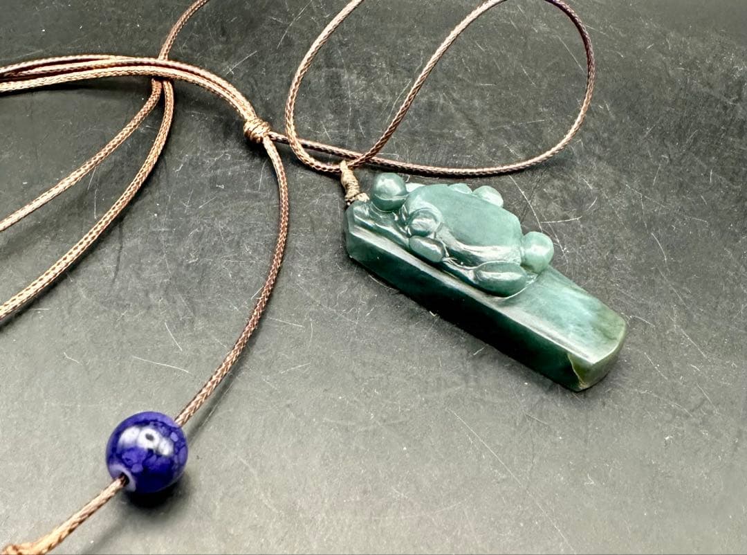 2025.6.22涼風カエル　糸魚川産最上級青玉