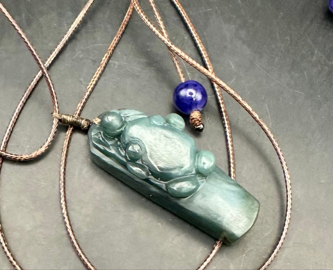 2025.6.22涼風カエル　糸魚川産最上級青玉