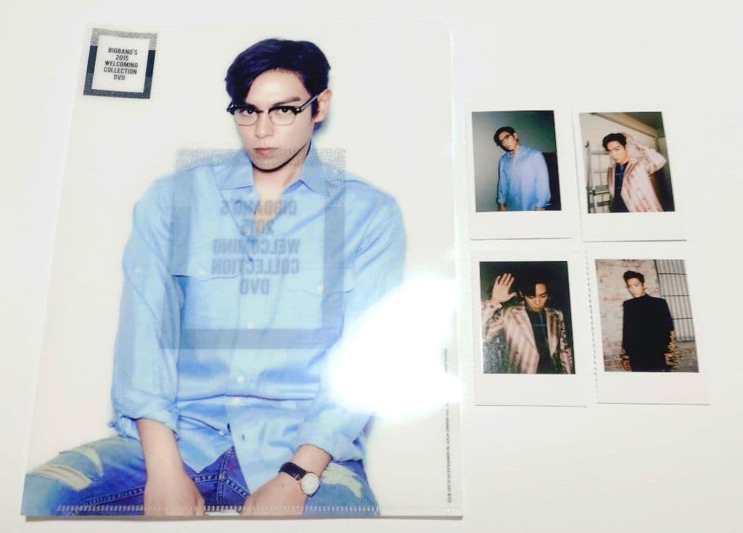 BIGBANG TOP welcoming 2015 ポラロイド クリアファイル
