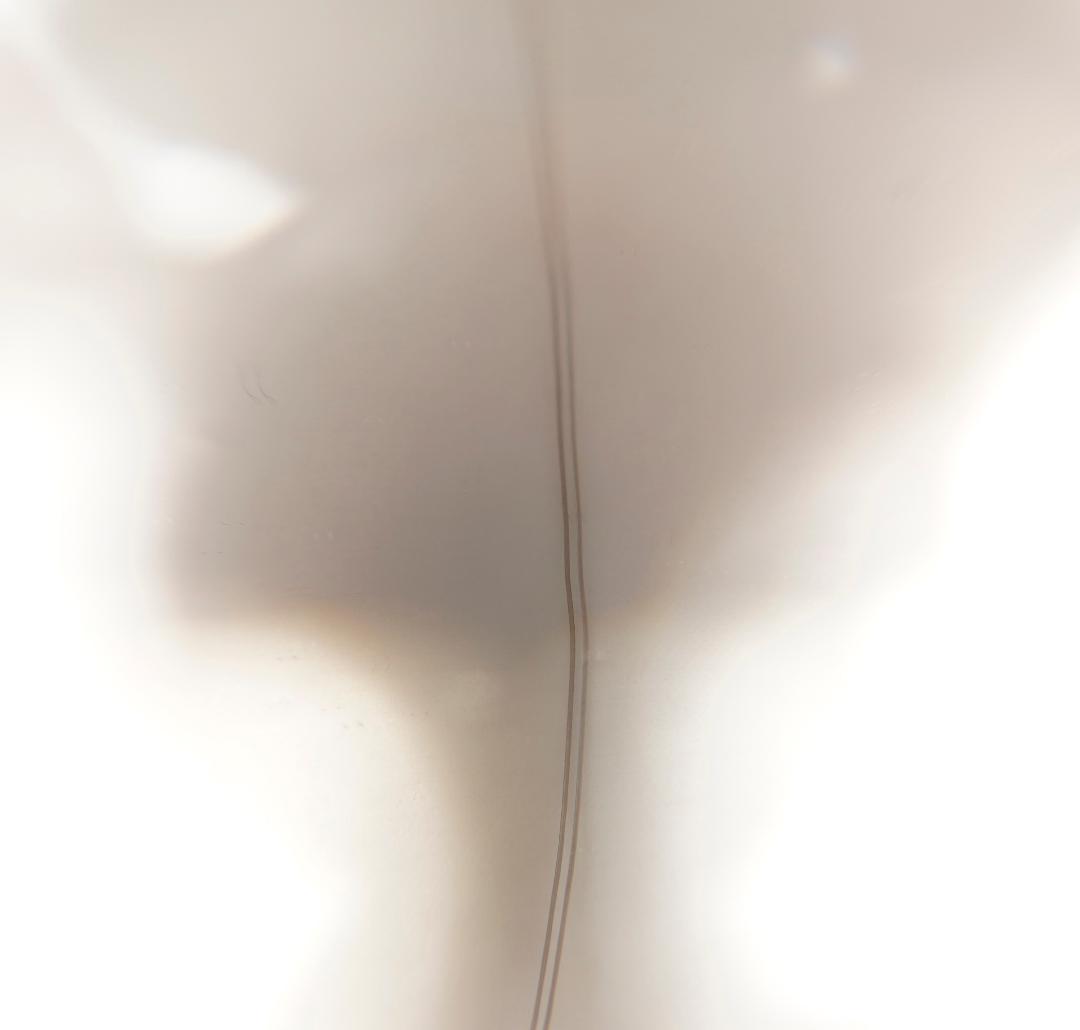 天然水晶玉 径5.1cm 古銅波千鳥彫台座付 木箱附