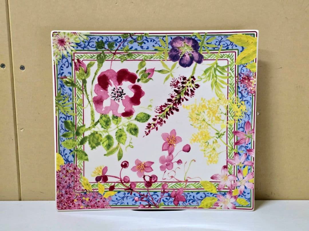 31 GIEN ジアン ミルフルール スクエアプレート 皿