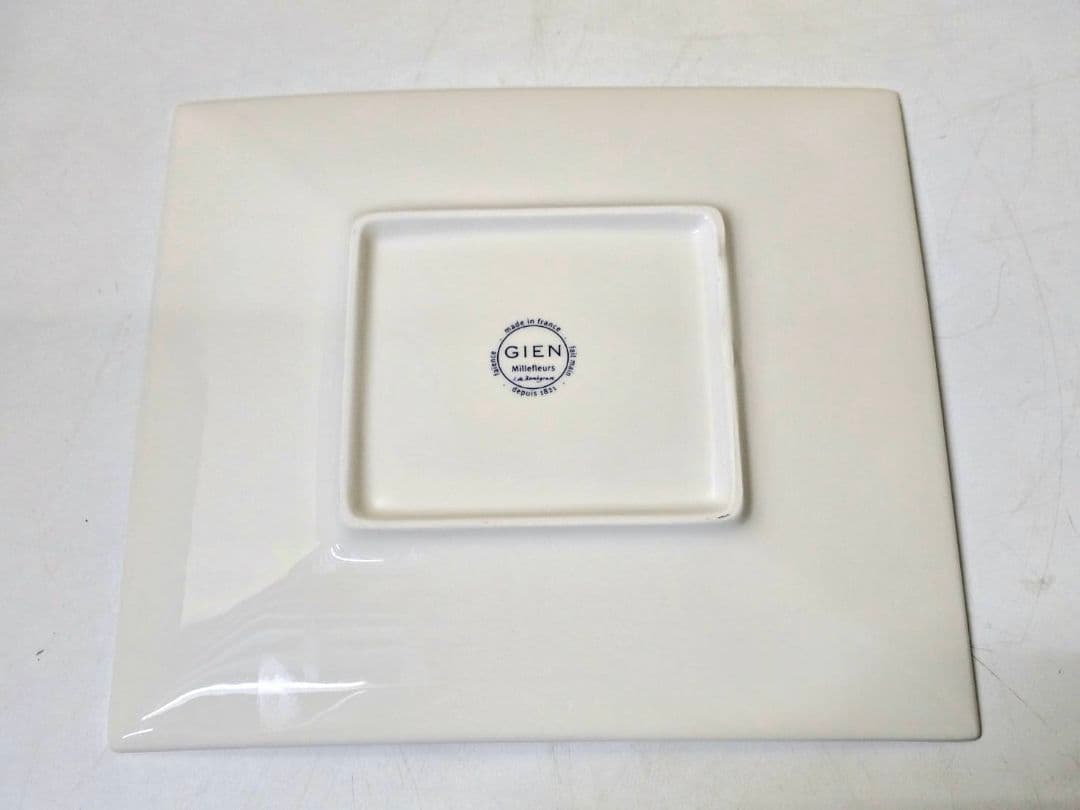 31 GIEN ジアン ミルフルール スクエアプレート 皿