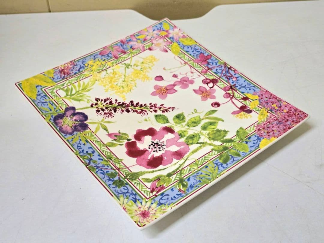 31 GIEN ジアン ミルフルール スクエアプレート 皿