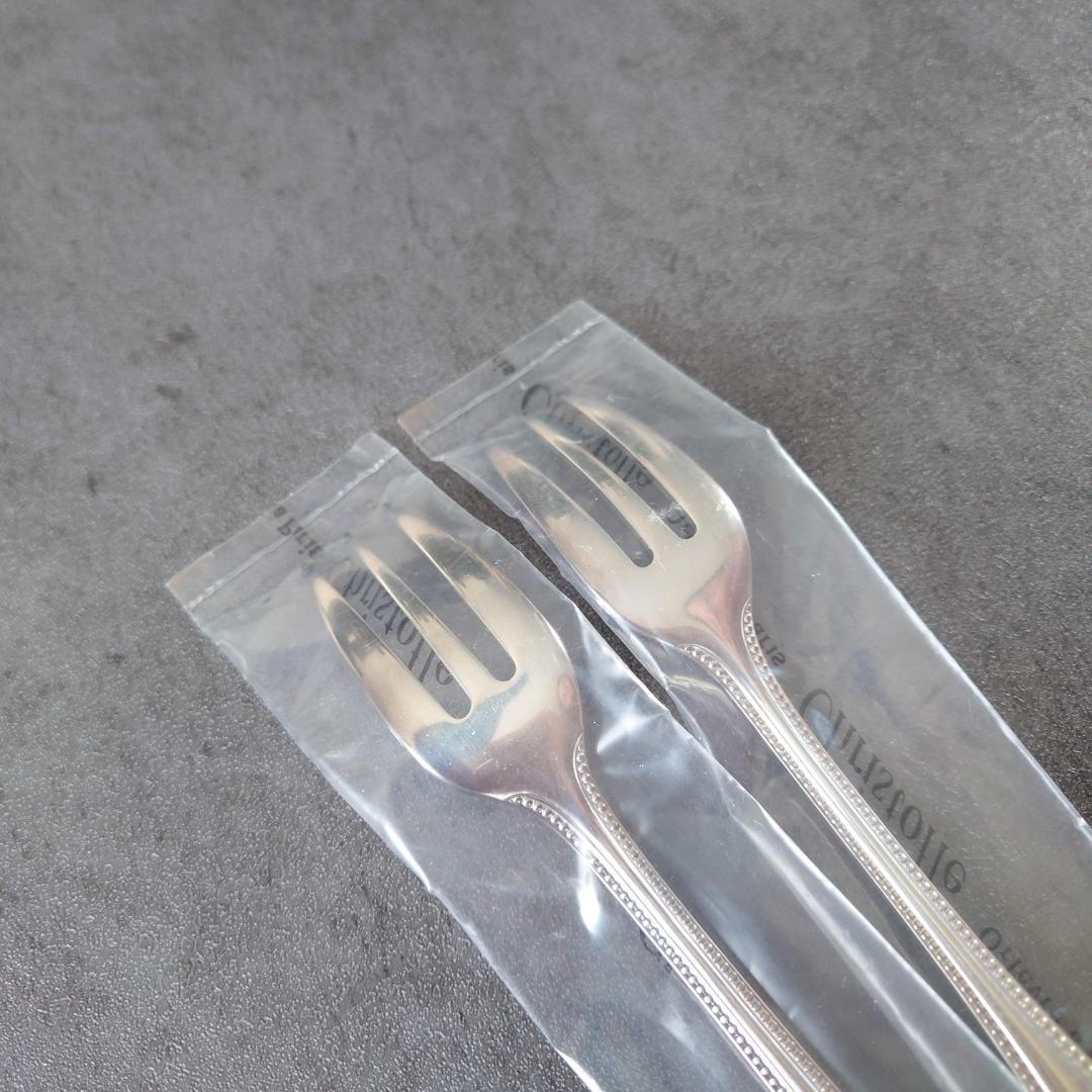 クリストフル パール ケーキフォーク 未開封 2点
