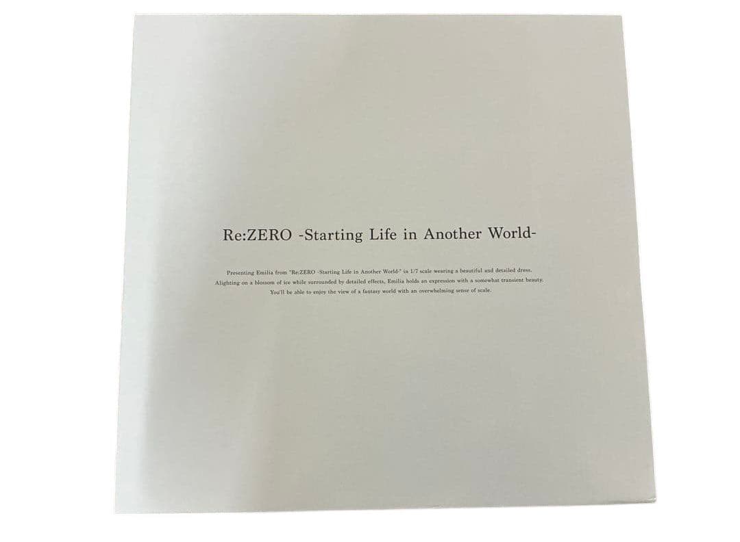 新品未開封 リゼロ エミリア CrystalDressVer 渋谷スクフィギュア