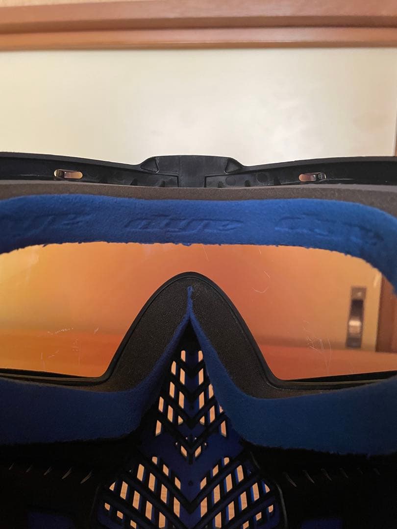 Dye i5 ゴーグル　ペイントボール　ブルー&クリアレンズ　サバゲー　袋付き