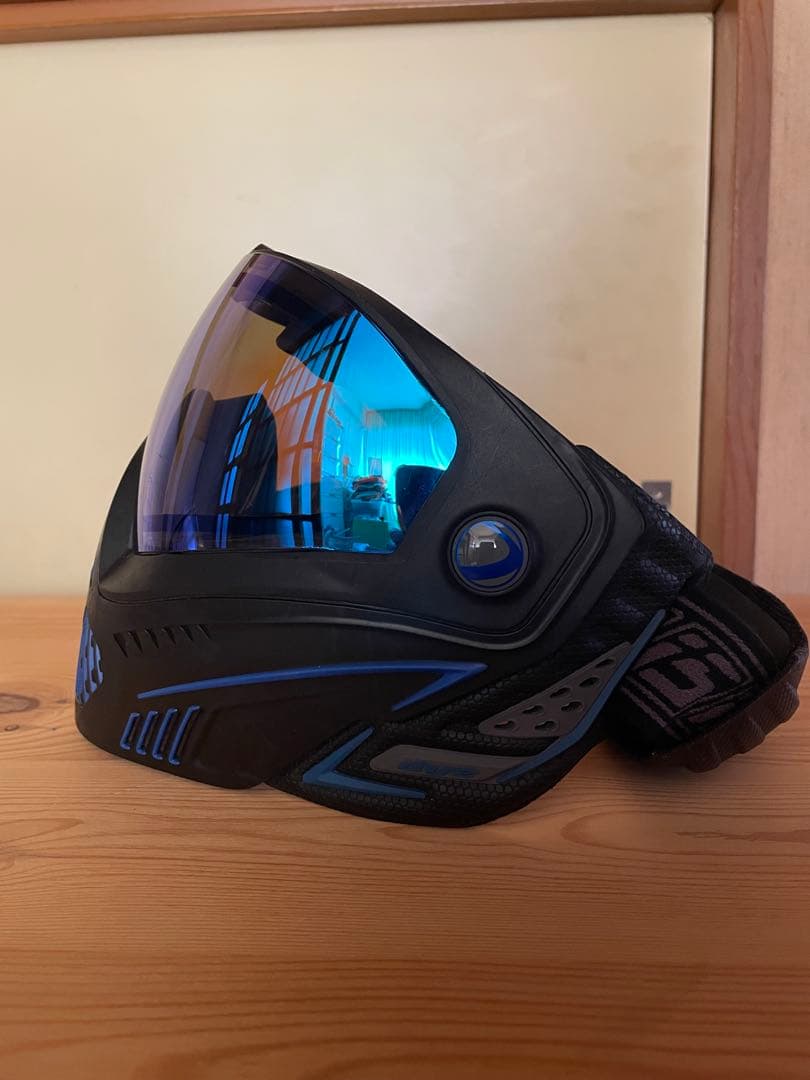 Dye i5 ゴーグル　ペイントボール　ブルー&クリアレンズ　サバゲー　袋付き