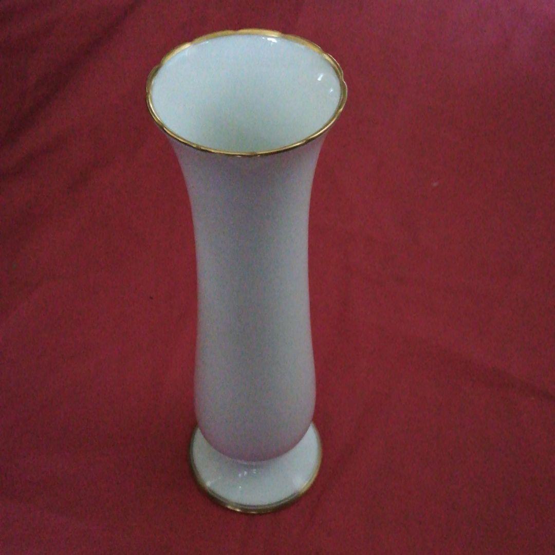 香蘭社白瓷花瓶