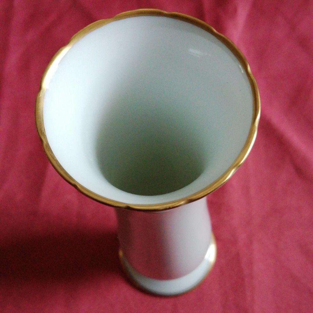 香蘭社白瓷花瓶