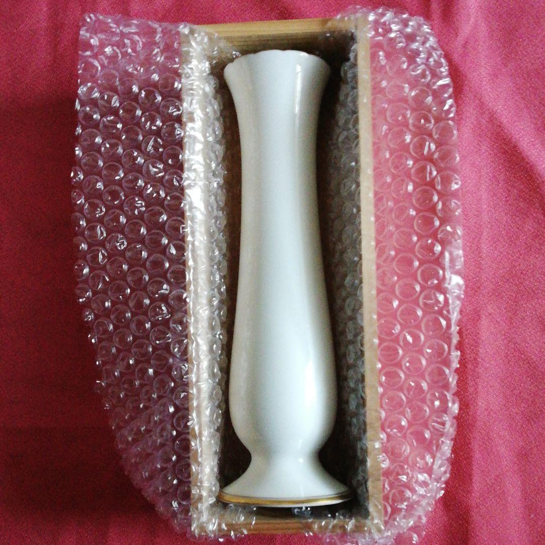 香蘭社白瓷花瓶