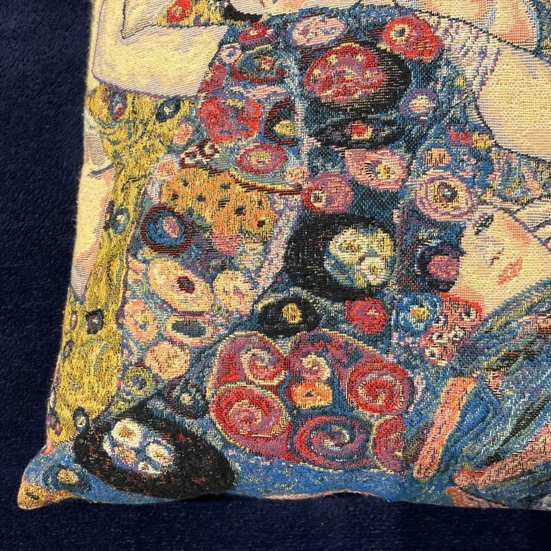 レア！クリムト　バージン　クッション 48×48 ゴブラン織　フランス製