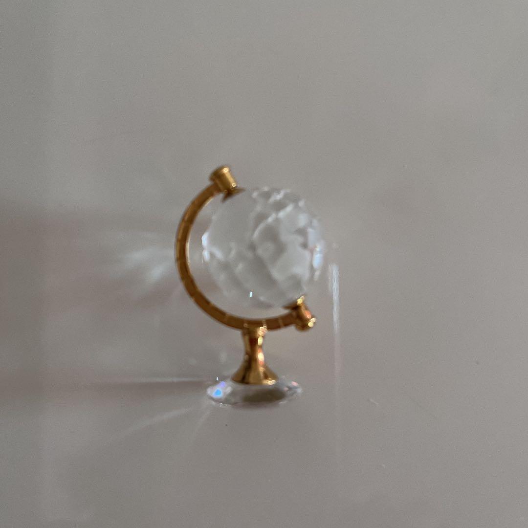 スワロフスキー Swarovski 2005年 廃盤品 『地球儀, Gold』