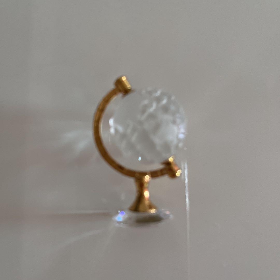 スワロフスキー Swarovski 2005年 廃盤品 『地球儀, Gold』