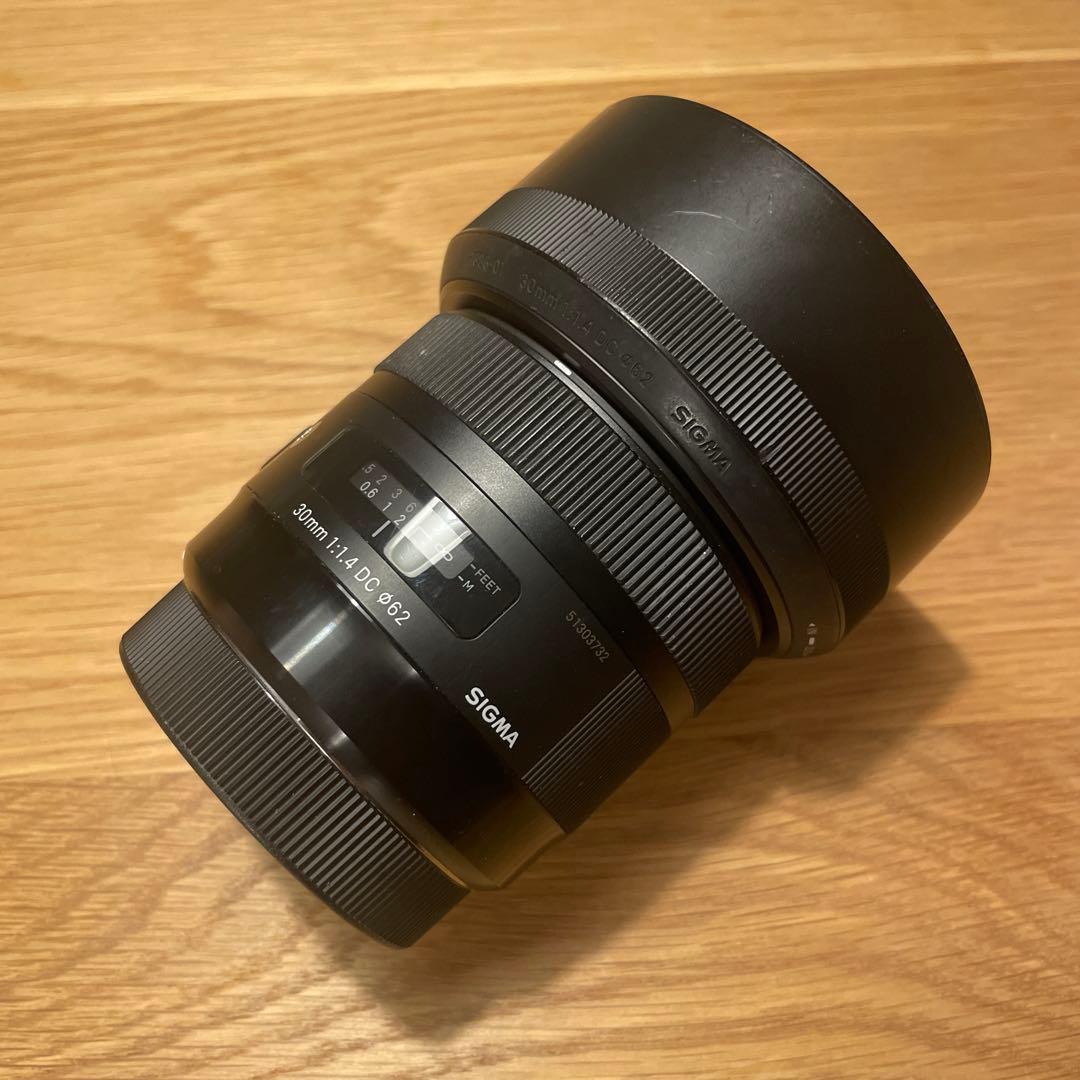 SIGMA 30mm F1.4 DC62 HSMキヤノンEFマウント
