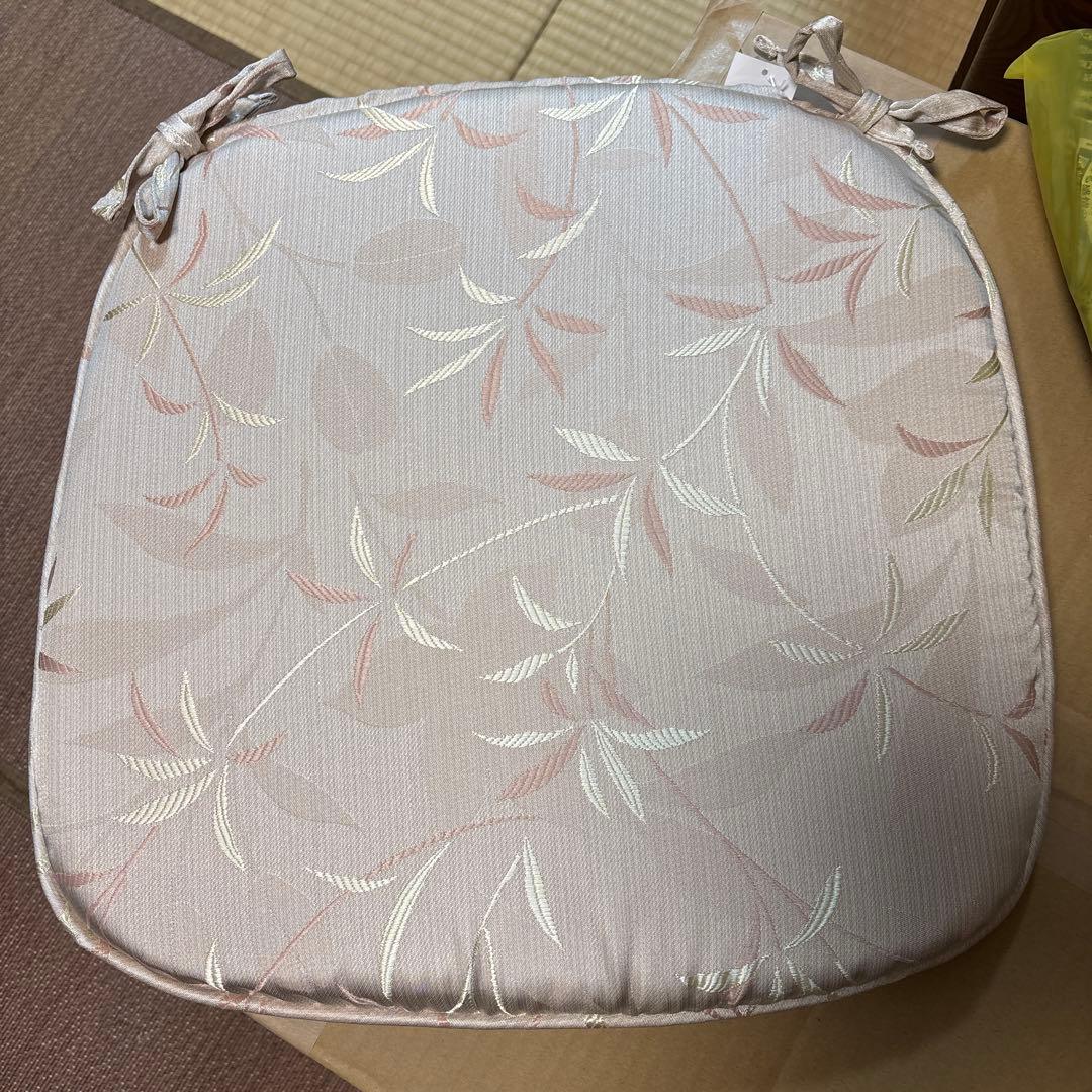 川島織物セルコン　椅子用クッション 45x43 cm 4枚セット　日本製　座布団