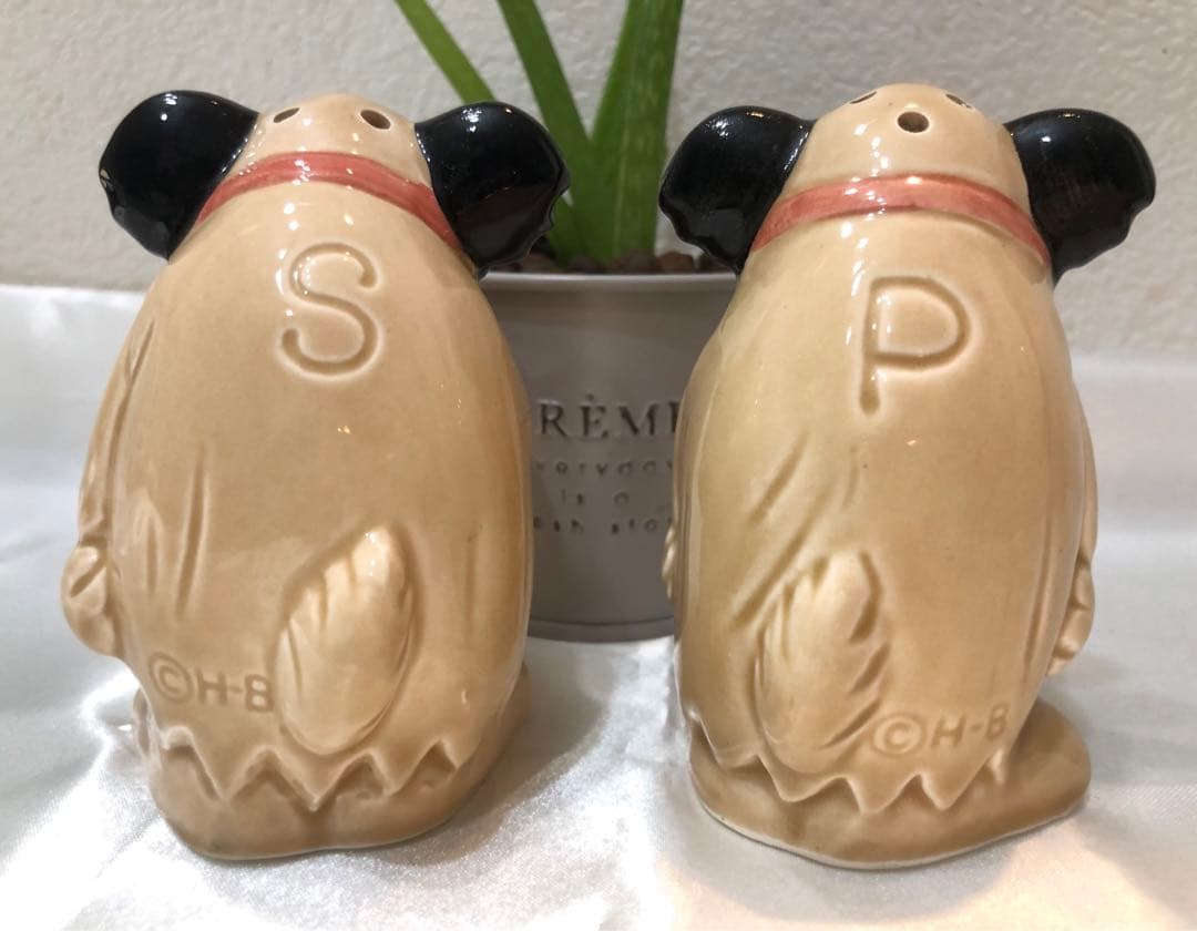 チキチキマシン猛レース ケンケン 塩 コショウ 入れ 調味料　陶器