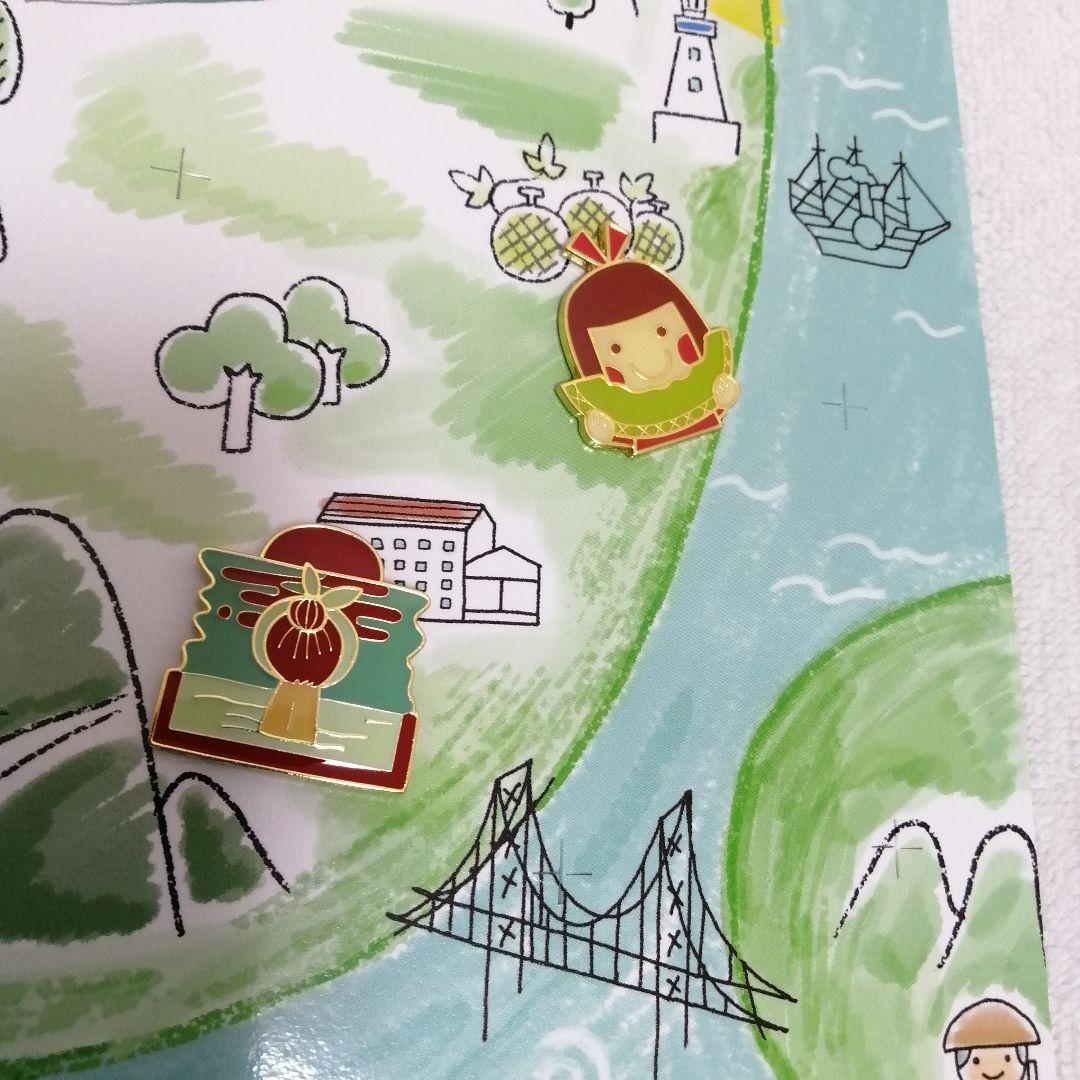 ●　旅する絵本 Shinichi Katoh　ピンバッジ　7点付き