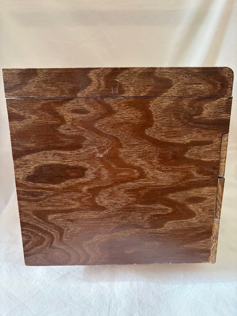 木製整理箱　宝石箱　裁縫箱　小物収納　昭和　ヴィンテージ