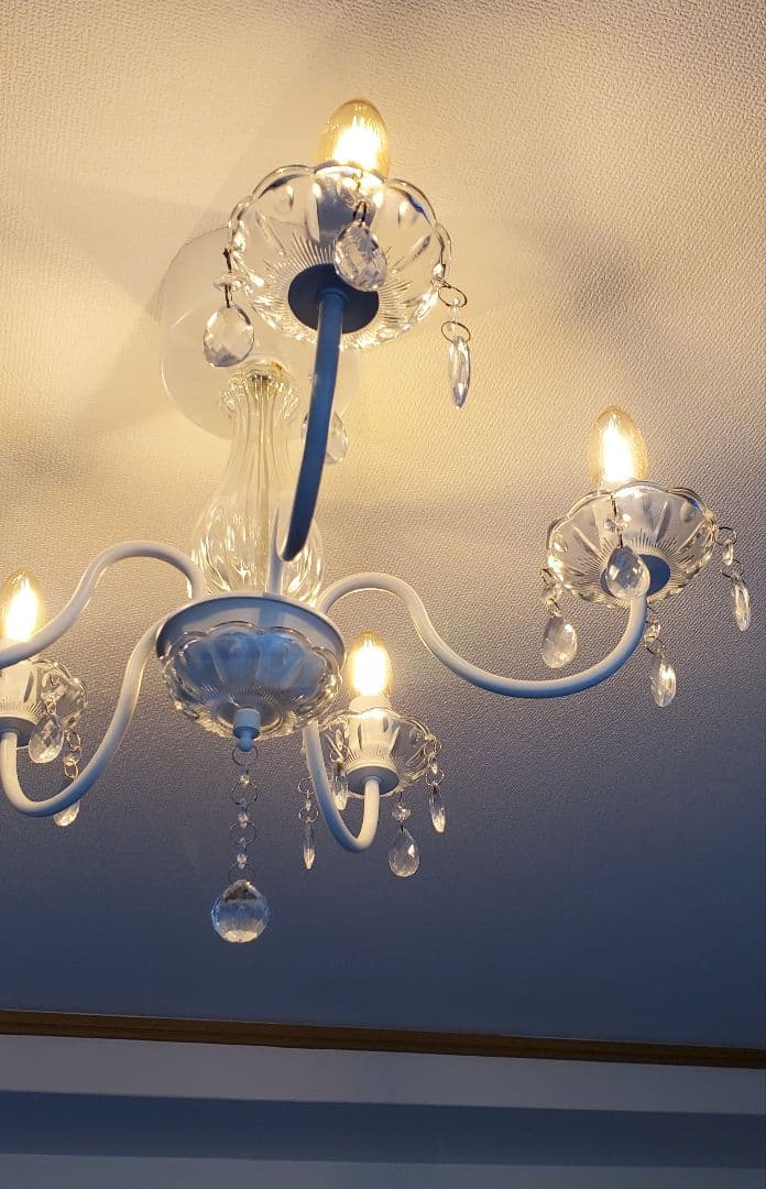 IKEA　 照明器具　 シャンデリア型 　LED電球付き　5灯　天井照明　家電