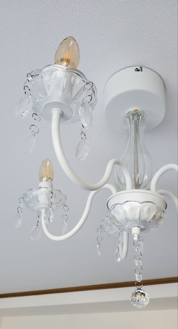 IKEA　 照明器具　 シャンデリア型 　LED電球付き　5灯　天井照明　家電