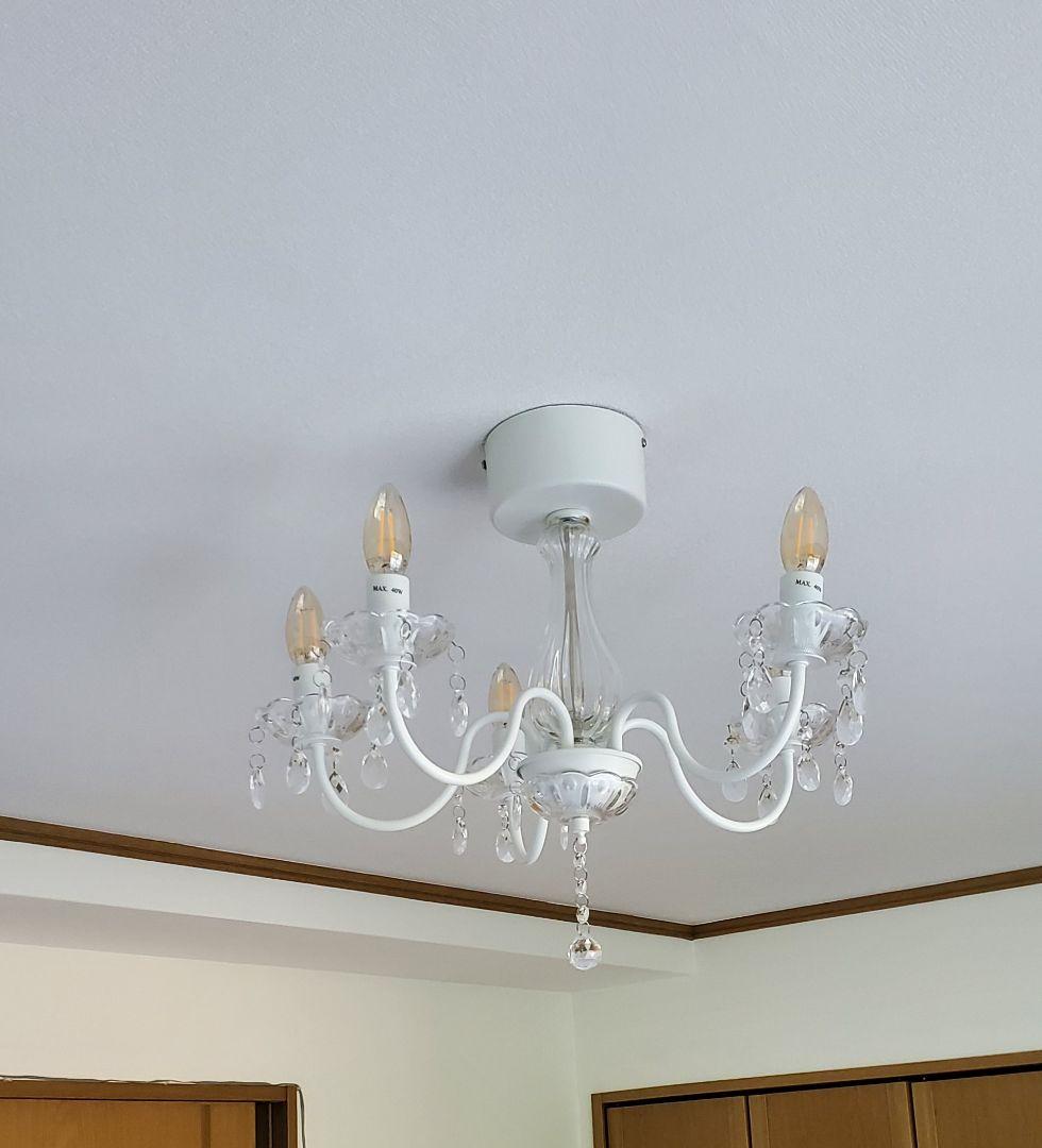 IKEA　 照明器具　 シャンデリア型 　LED電球付き　5灯　天井照明　家電