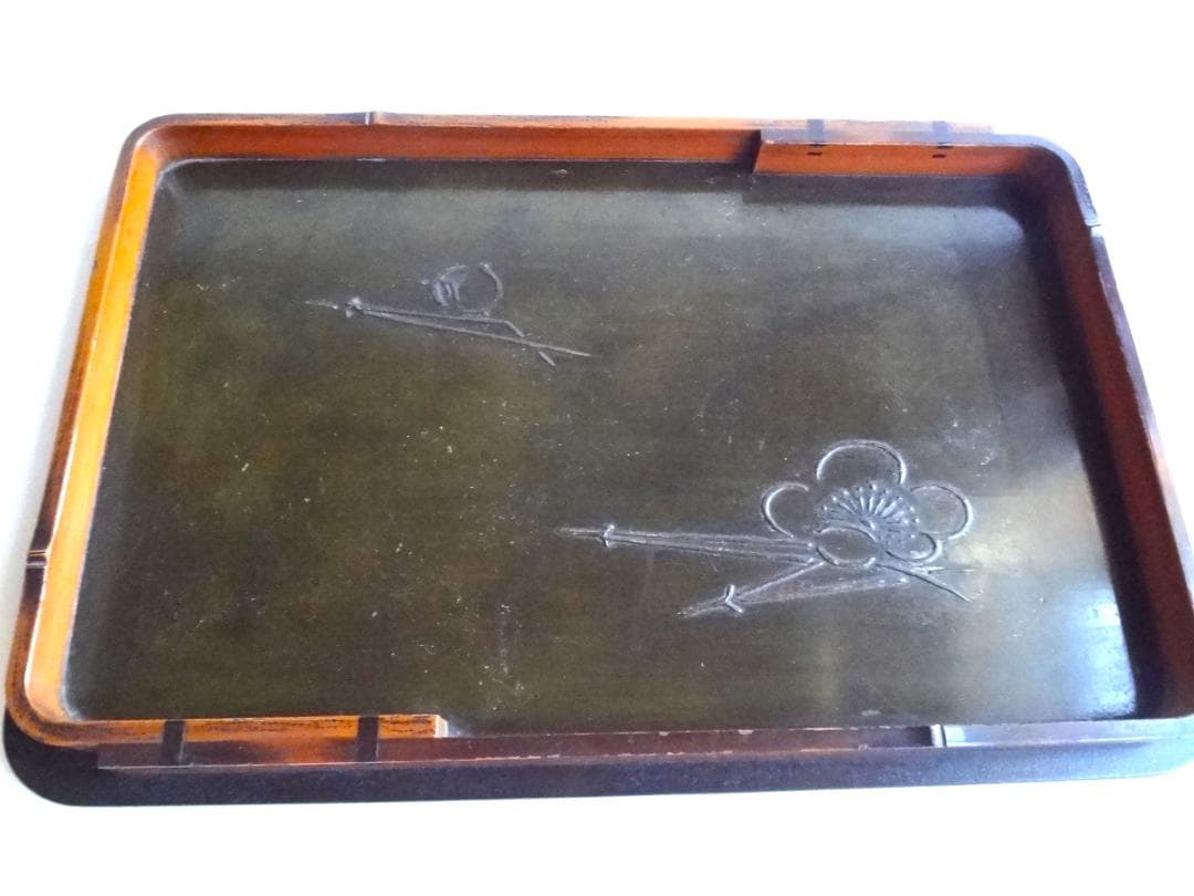 骨董品　竹　盆　アンティーク　ヴィンテージ　トレー　おすすめ品　希少品　蔵出し