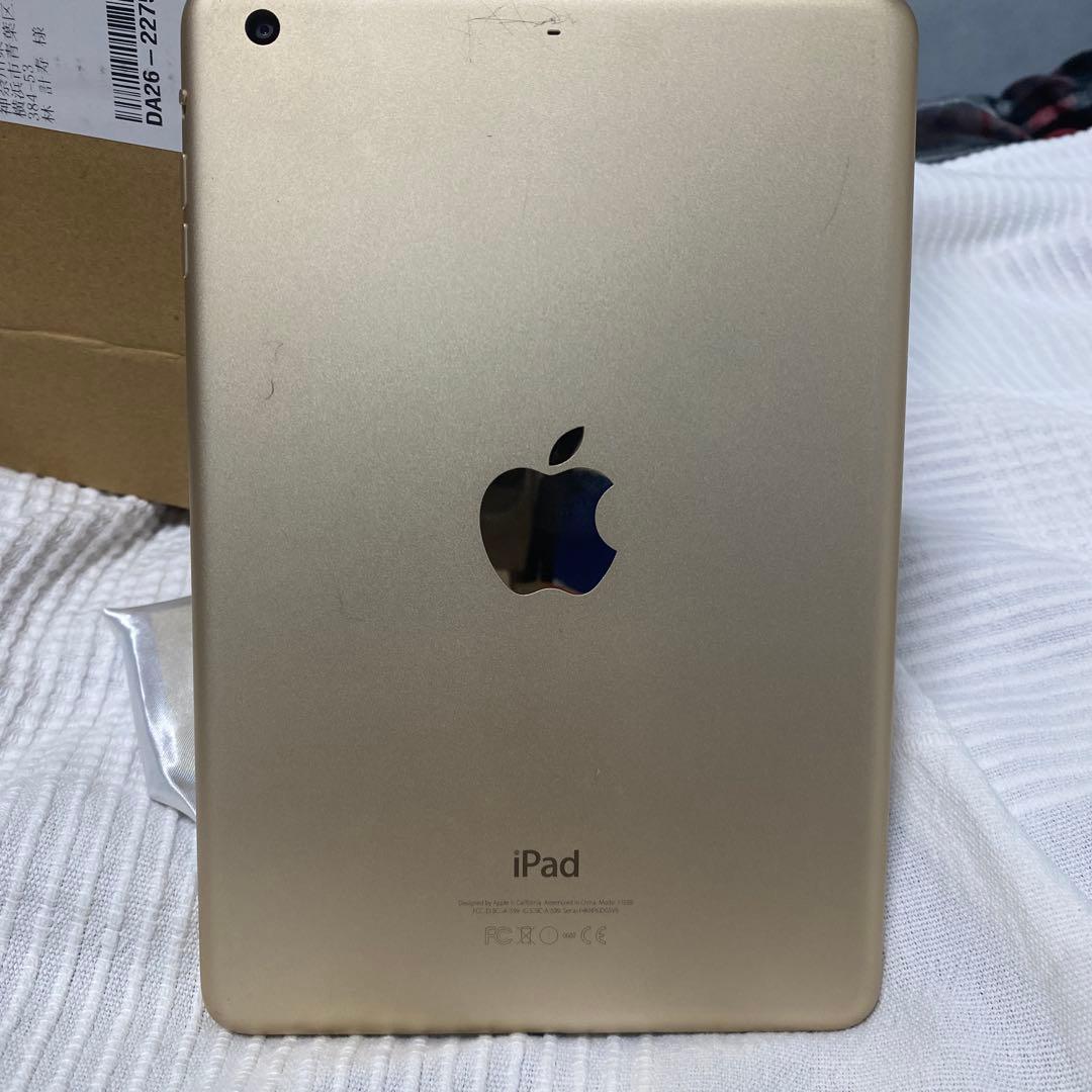 Apple iPad mini 3 128ギガ　ゴールド　カバーキーボードつき